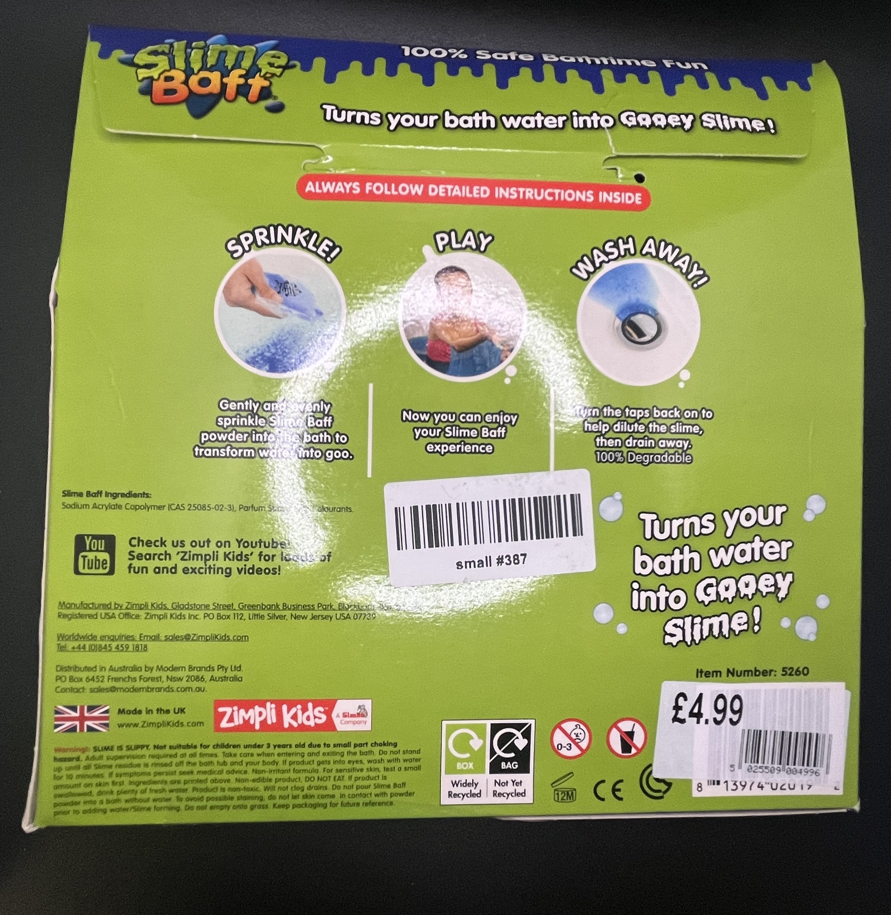 Gelli/Slime Baff