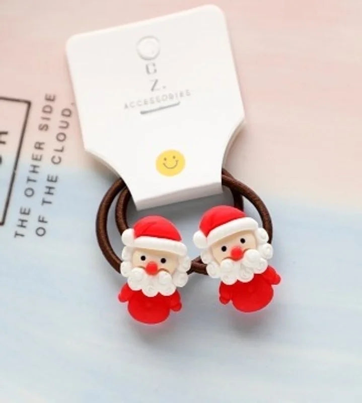 Santa Hair Ties