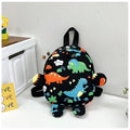 Waterproof Black Dinosaur Backpack