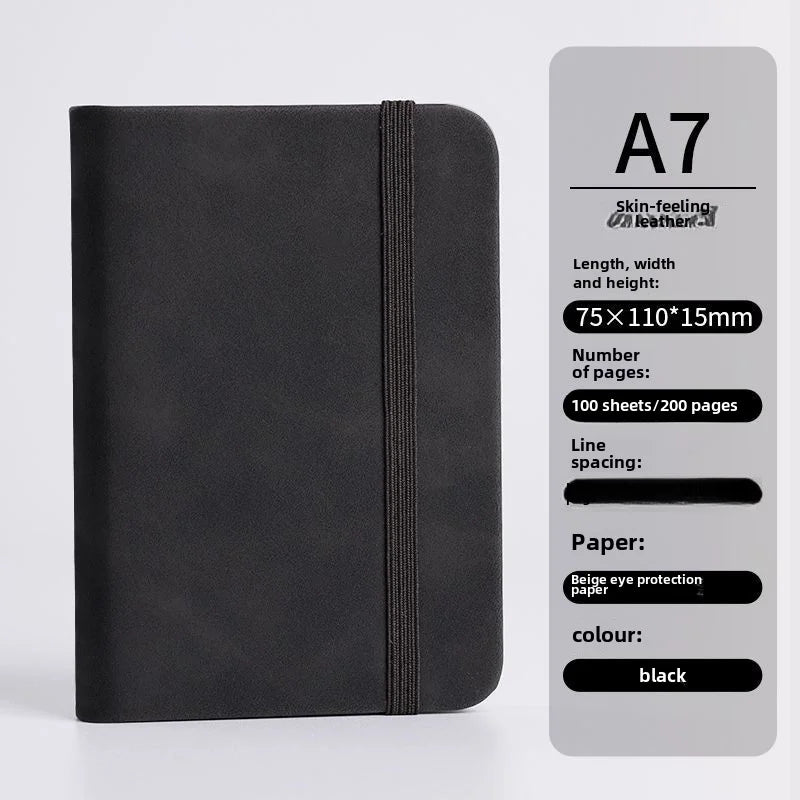 A7 Black Notebook