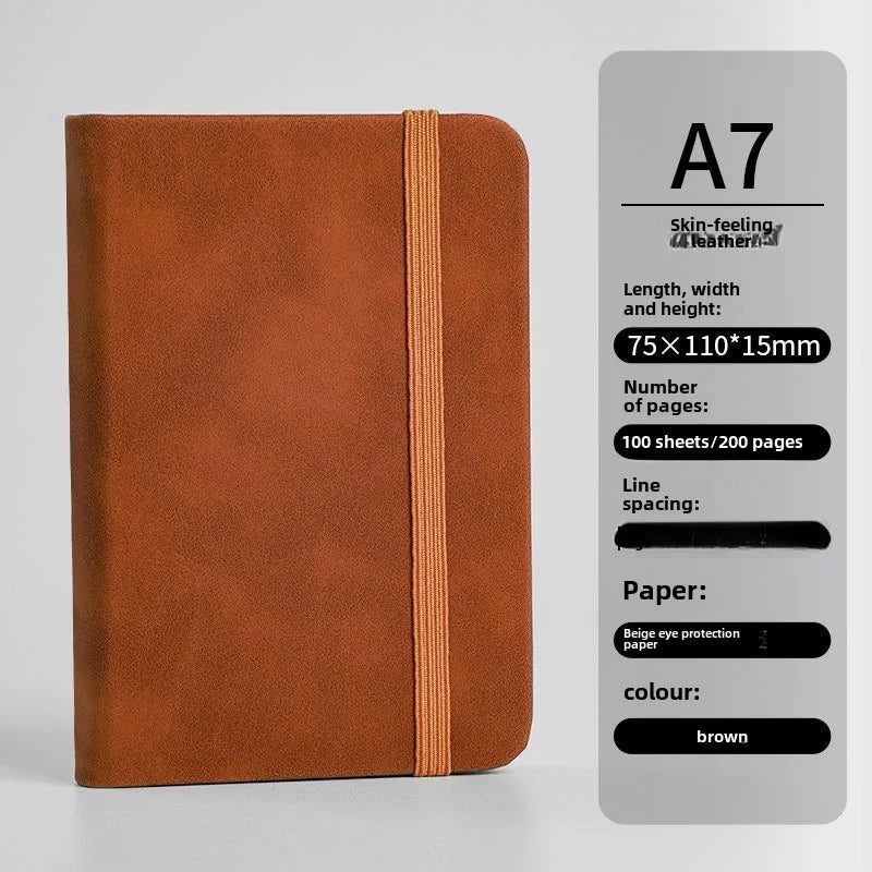 A7 Brown Notebook