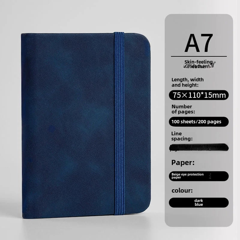 A7 Dark Blue Notebook