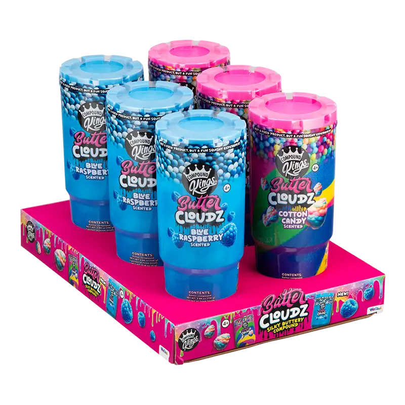 Butter Cloudz Tumbler by Compound Kings | Silky Stretch Slime | Choose Your Scent