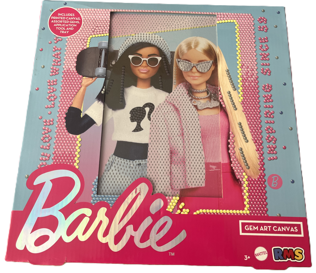 Barbie Gem Art Canvas Set