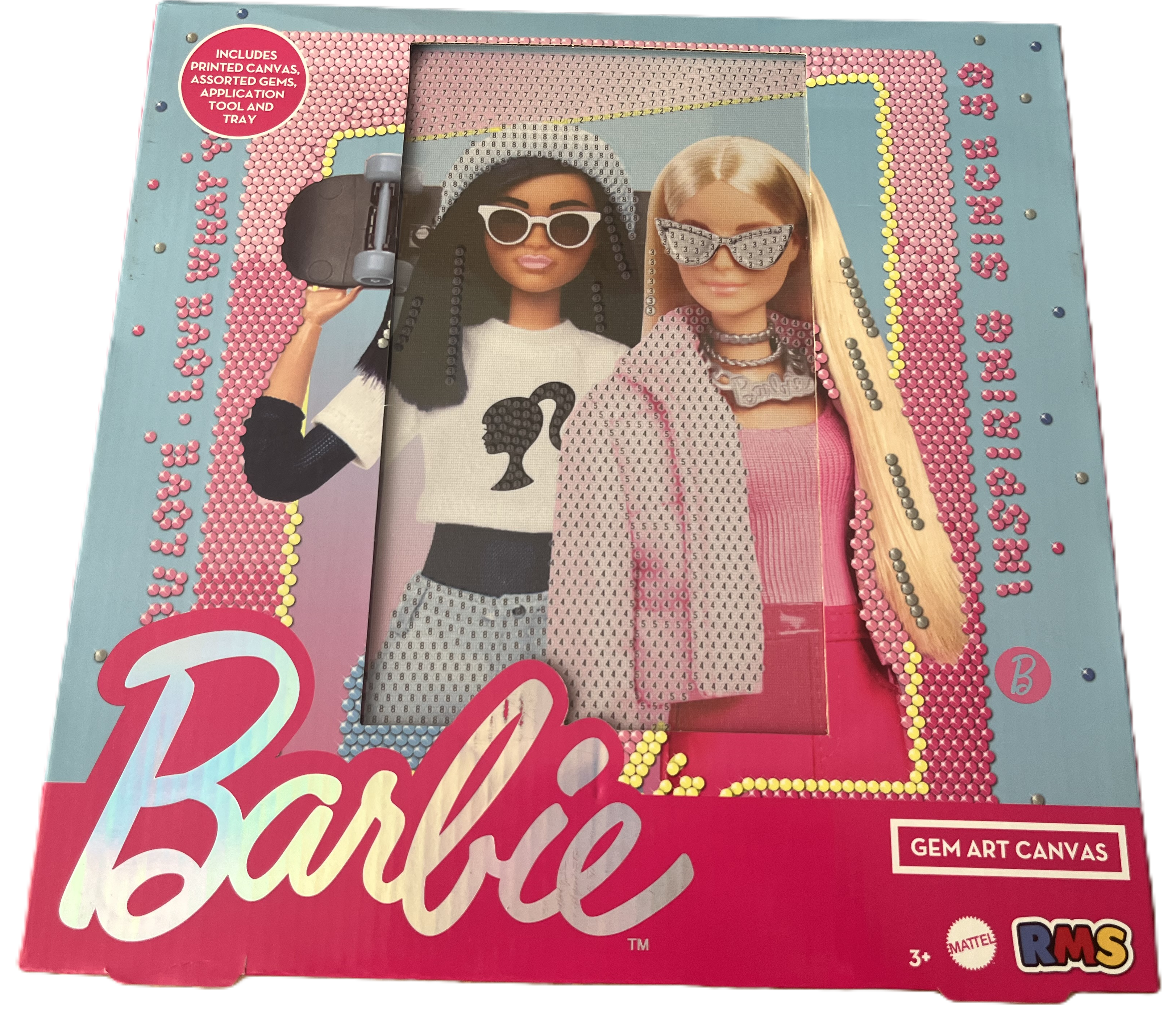 Barbie Gem Art Canvas Set