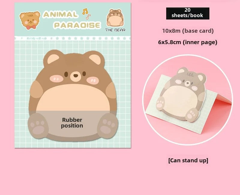 Bear Standing Sticky Notes