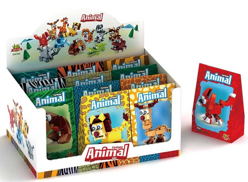 Cartoon Animal Block Kit