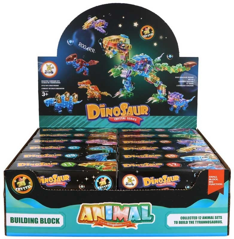 Crystal Dinosaur Block Kit