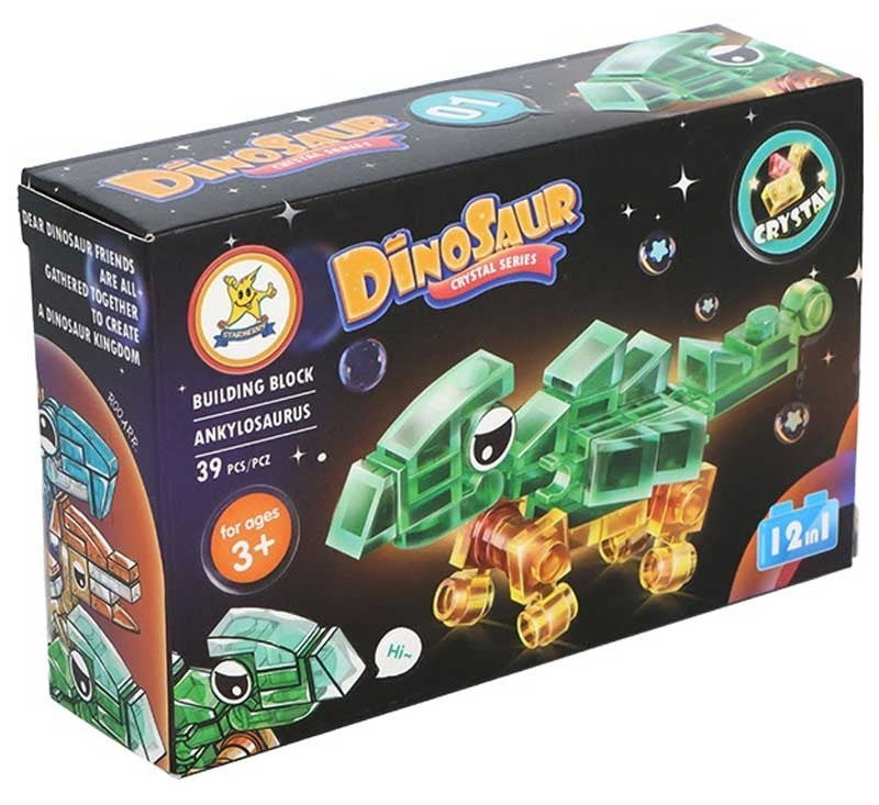 Crystal Dinosaur Block Kit