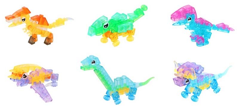 Crystal Dinosaur Block Kit