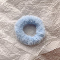 Blue Plush Hair Tie