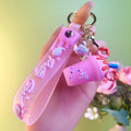 Pink Boba Keychain