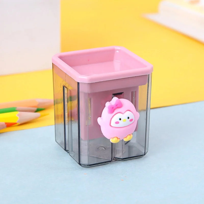 Pink Bow Penguin Sharpener