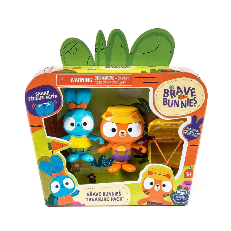 Brave Bunnies Basic Figures Treasure Pack | 8 Unique Characters