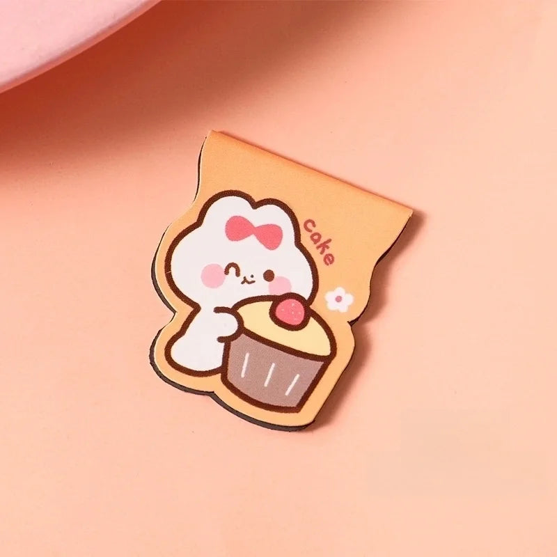 Cake Rabbit Magnetic Bookmark