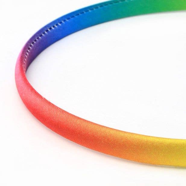 8mm Wide Rainbow Headband