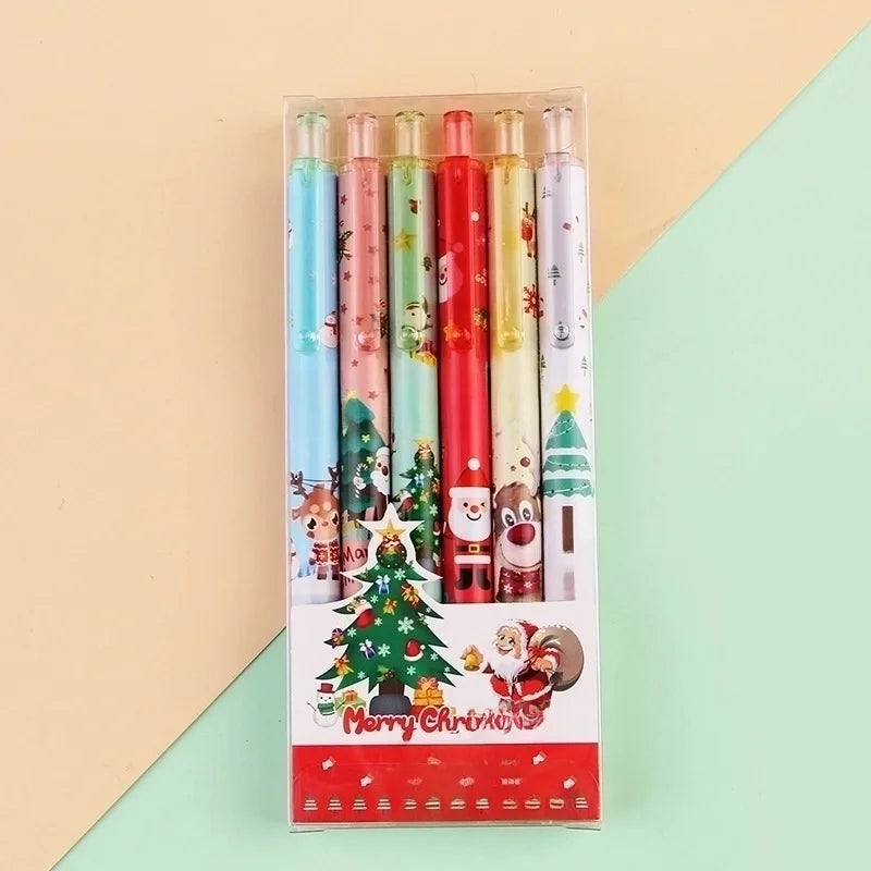 Christmas Pack of 6 pens