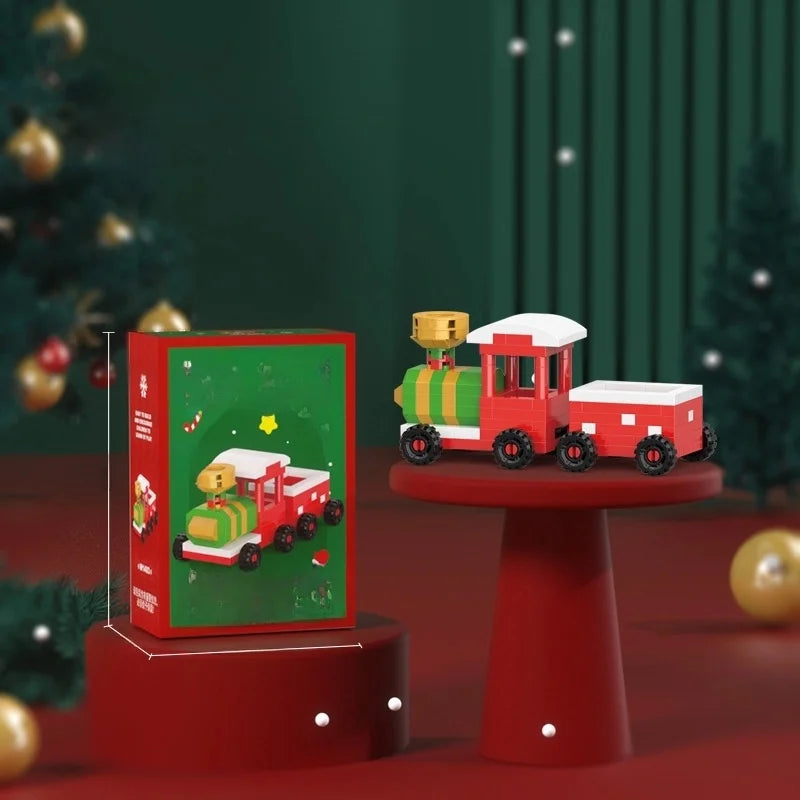Christmas Train Building Blocks