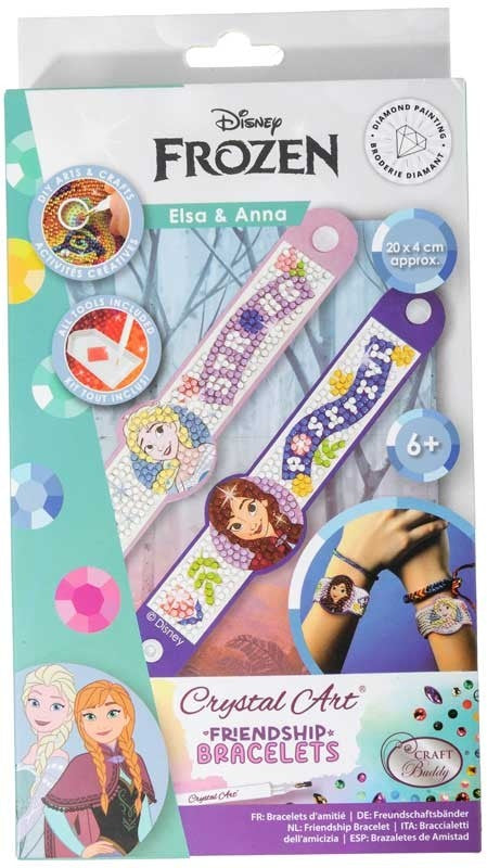 Craft Buddy – Elsa & Anna Crystal Art Bracelet