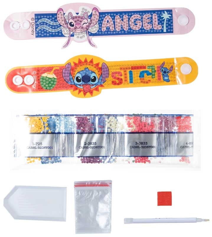 Craft Buddy – Stitch & Angel Crystal Art Bracelet