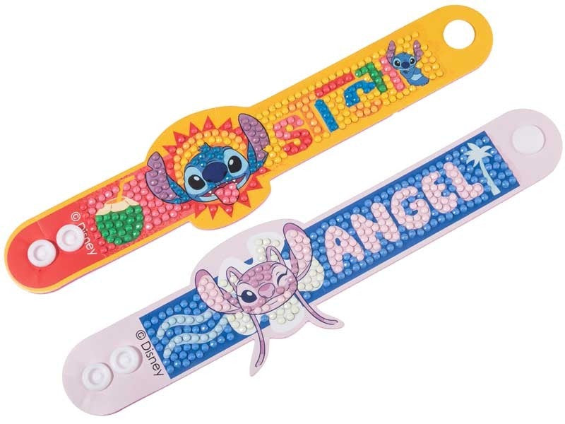 Craft Buddy – Stitch & Angel Crystal Art Bracelet