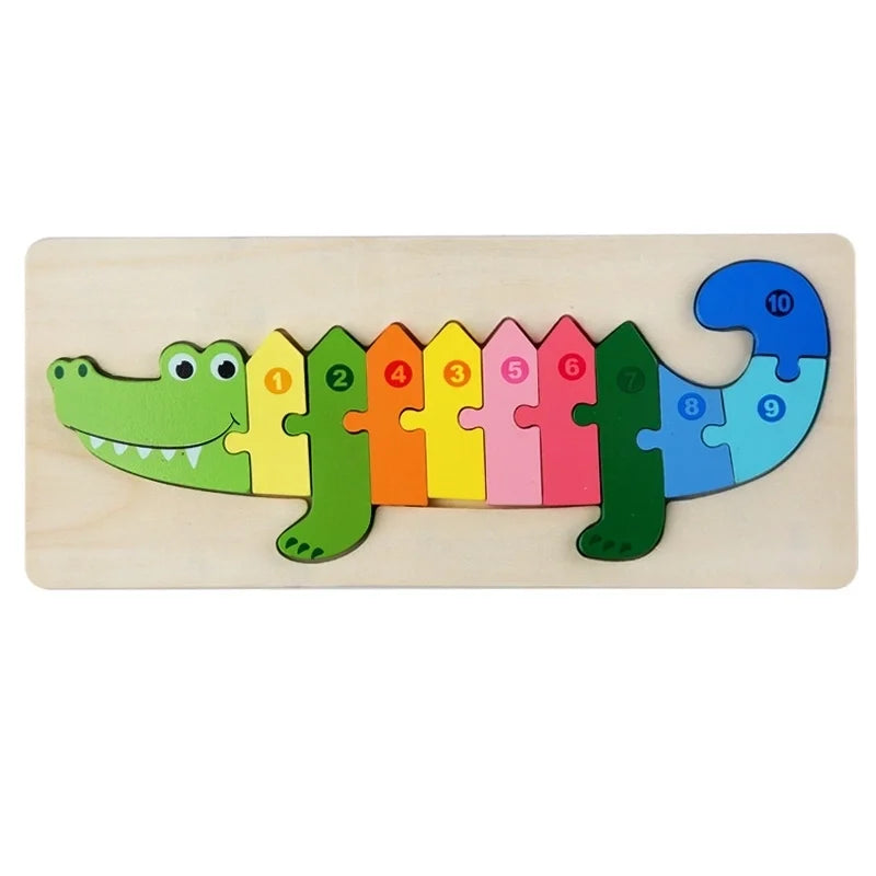 Crocodile Wooden Jigsaw