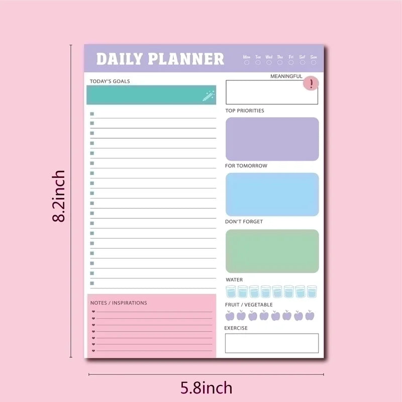 Daily Planner Notepad