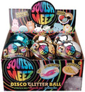 Squish Meez Disco Glitter Ball | 2 Squishy Characters Inside