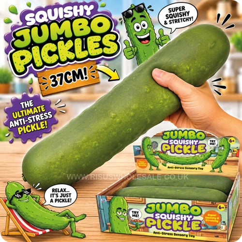 Jumbo Squishy Pickle 37cm