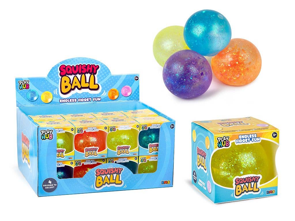 RMS Playhub Glitter Squishy Ball