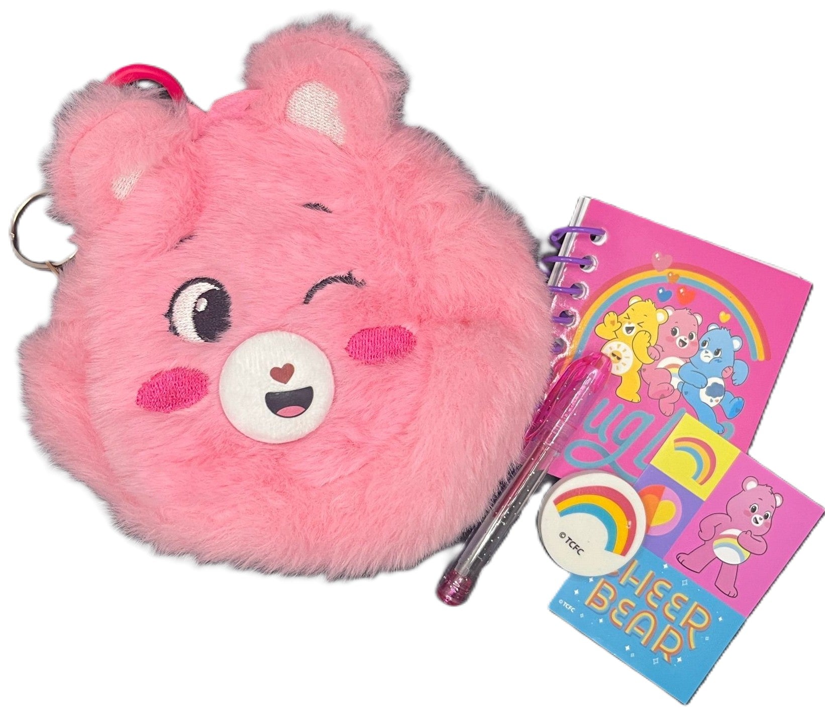 Care Bears Bundle (2 Items) - Plush & Stationery Purse Set