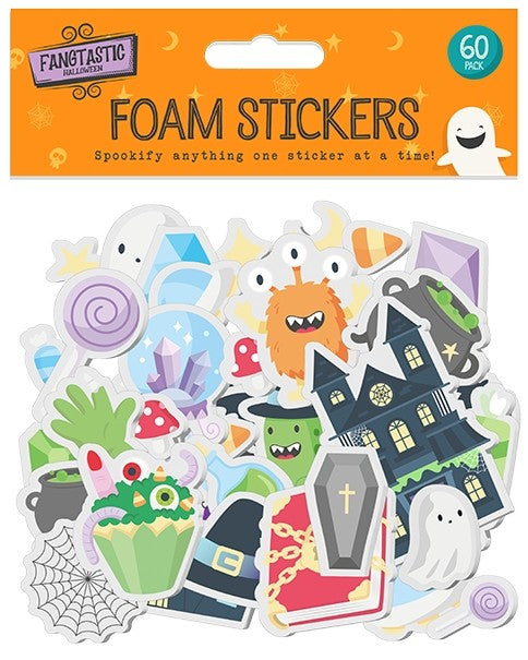 Halloween Foam Stickers 60pk