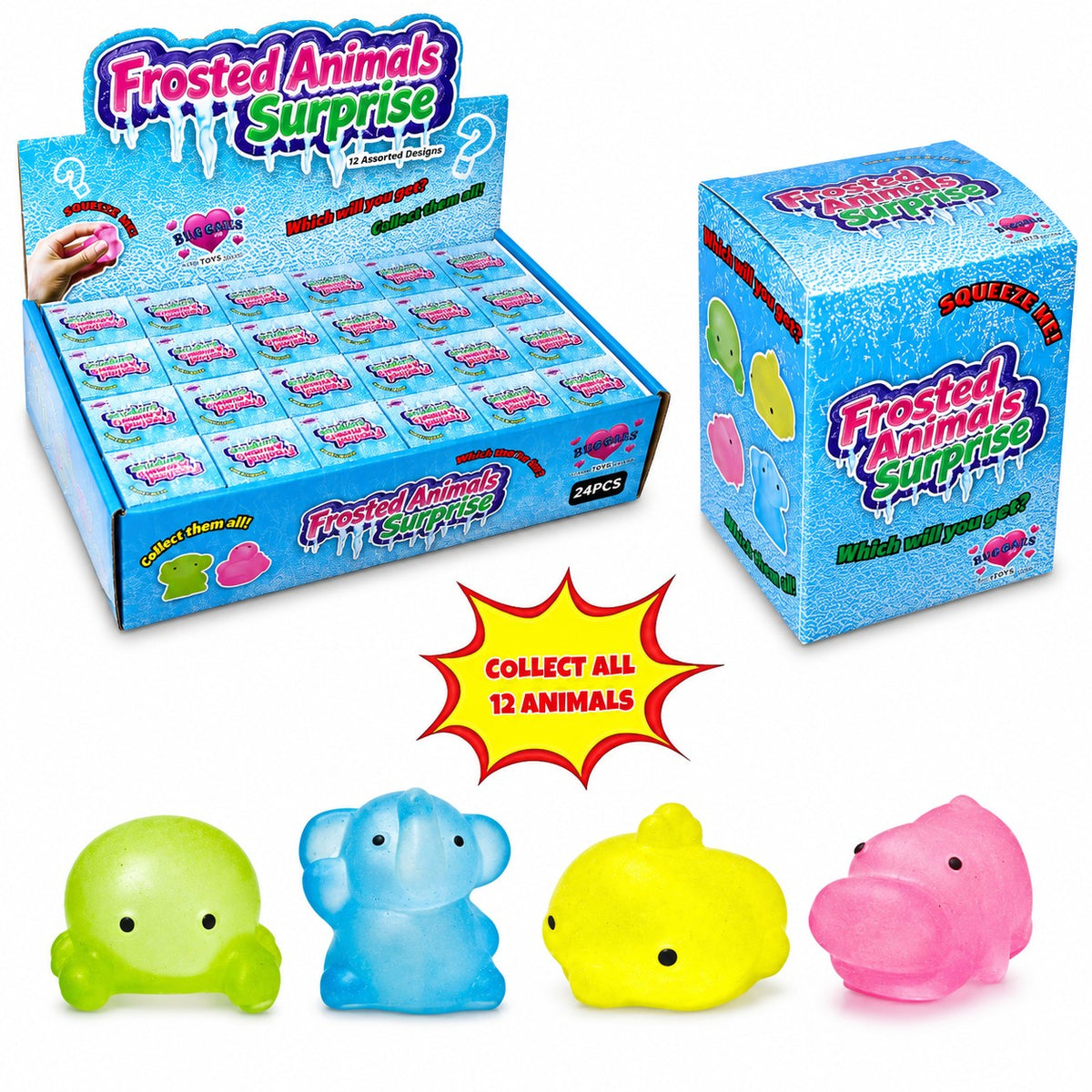 Frosted Sugar Maltose Animal Blind Box 5cm