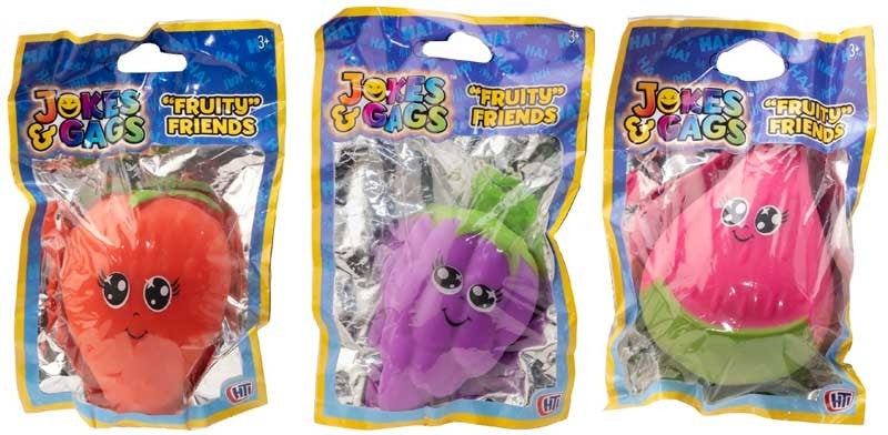 Jokes & Gags Fruity Friends Squishy | Collectable Squeeze & Stretch Fruit Toy