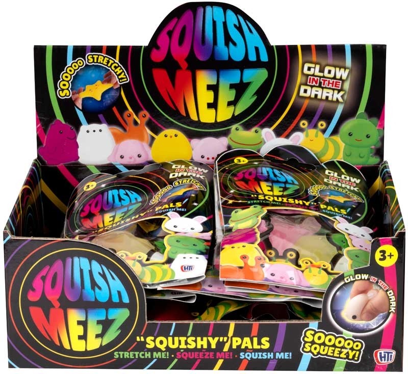 Squish Meez Squishy Pals GLOW in the Dark