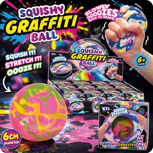 Graffiti Squishy Ball