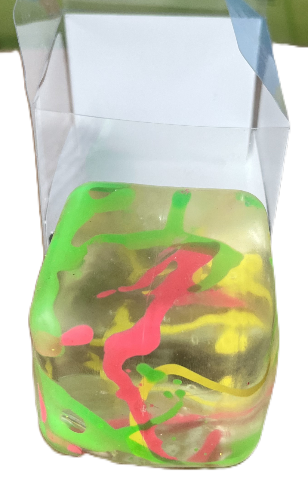 Graffiti Sensory Squidgy Squeeze Cube