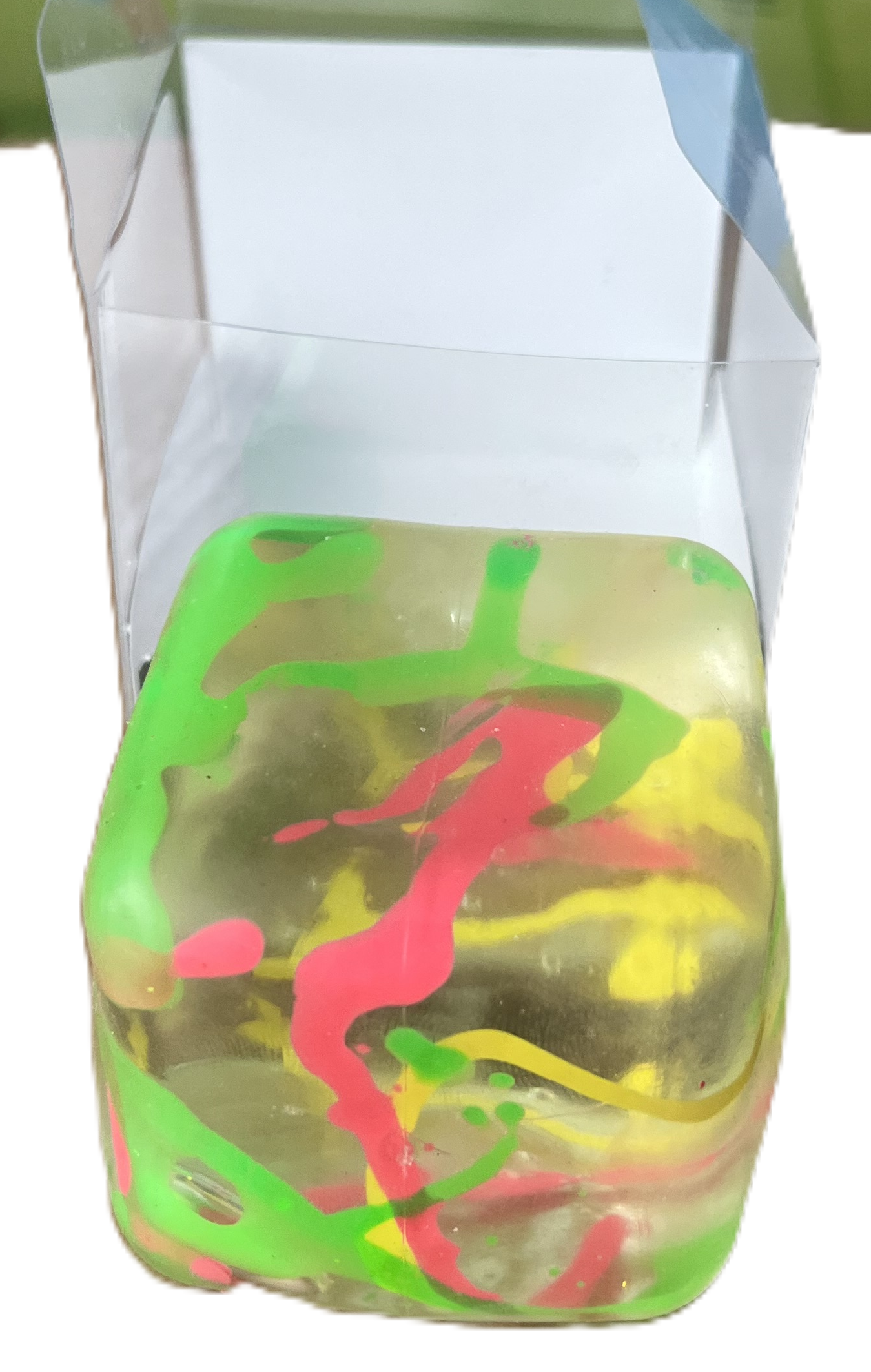 Graffiti Sensory Squidgy Squeeze Cube
