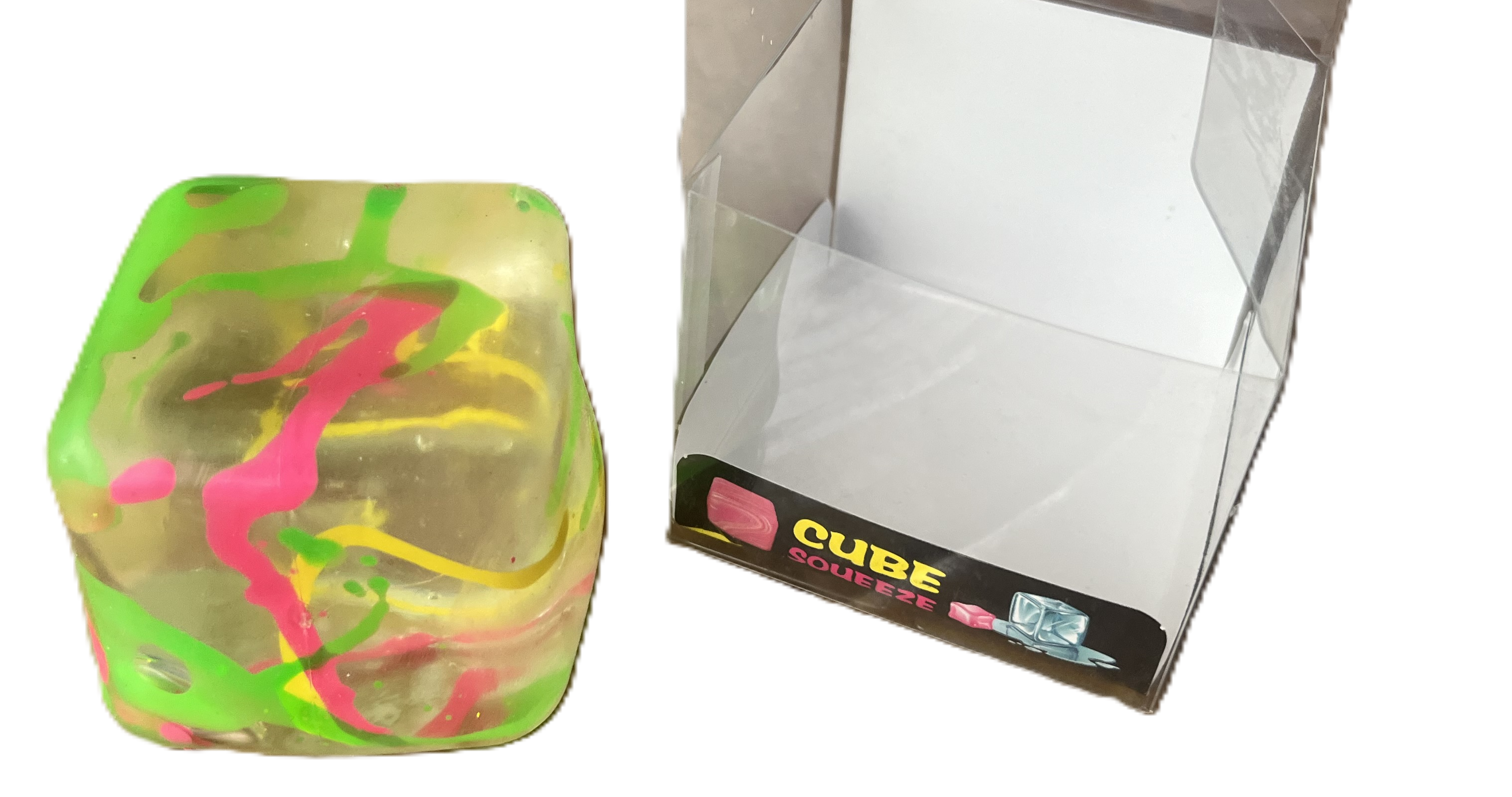 Graffiti Sensory Squidgy Squeeze Cube
