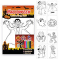 Halloween A4 Colouring Set