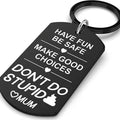 Black Have Fun Keychain- Mum