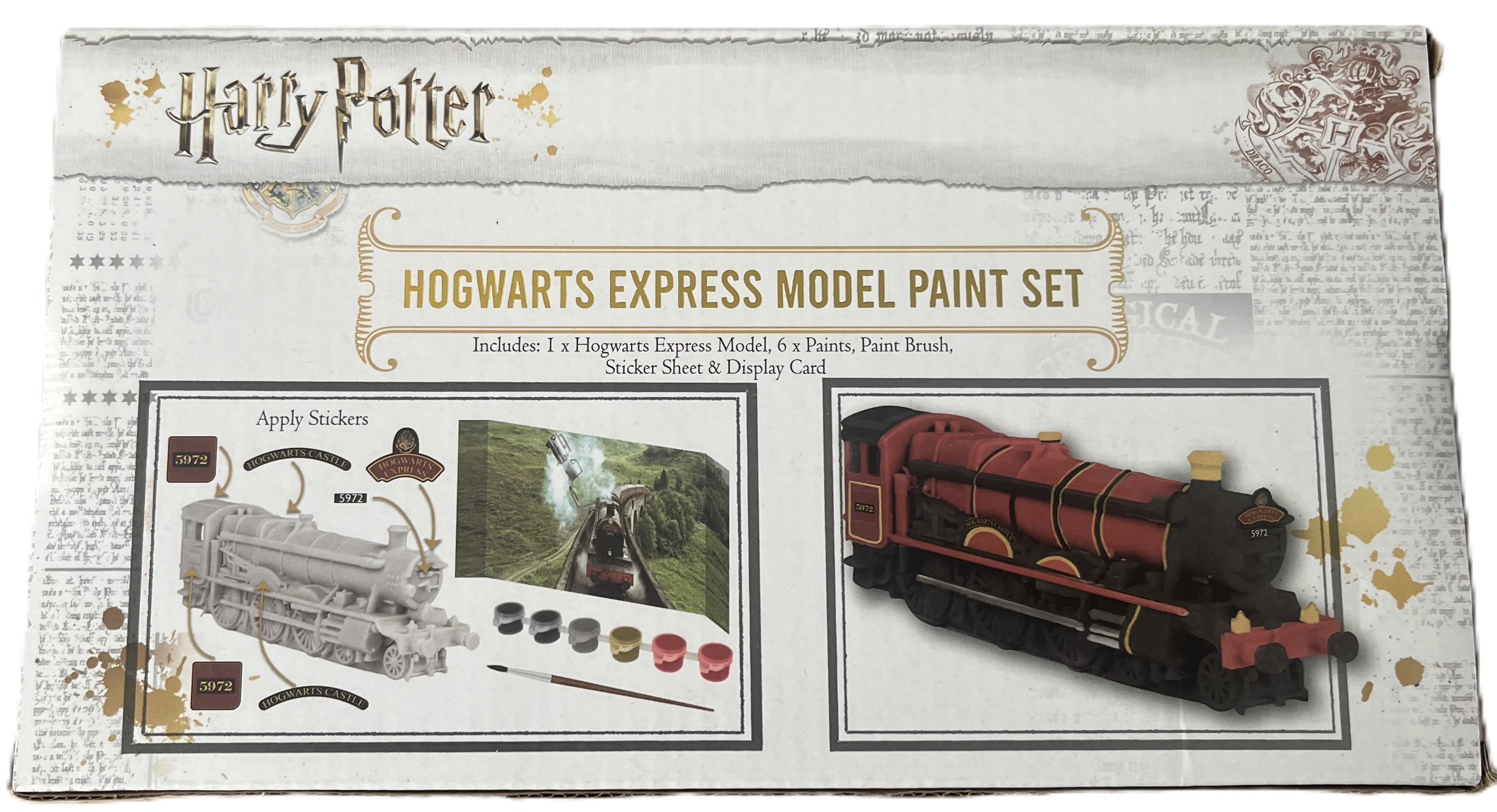 Harry Potter Hogwarts Express Paint Your Own Model Set