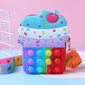 Iridescent Popper Bag