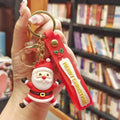 Laughing Santa Keychain