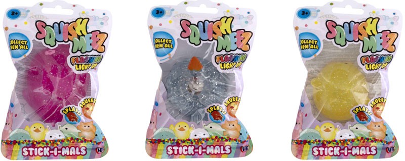 Squish Meez Stick-I-Mals