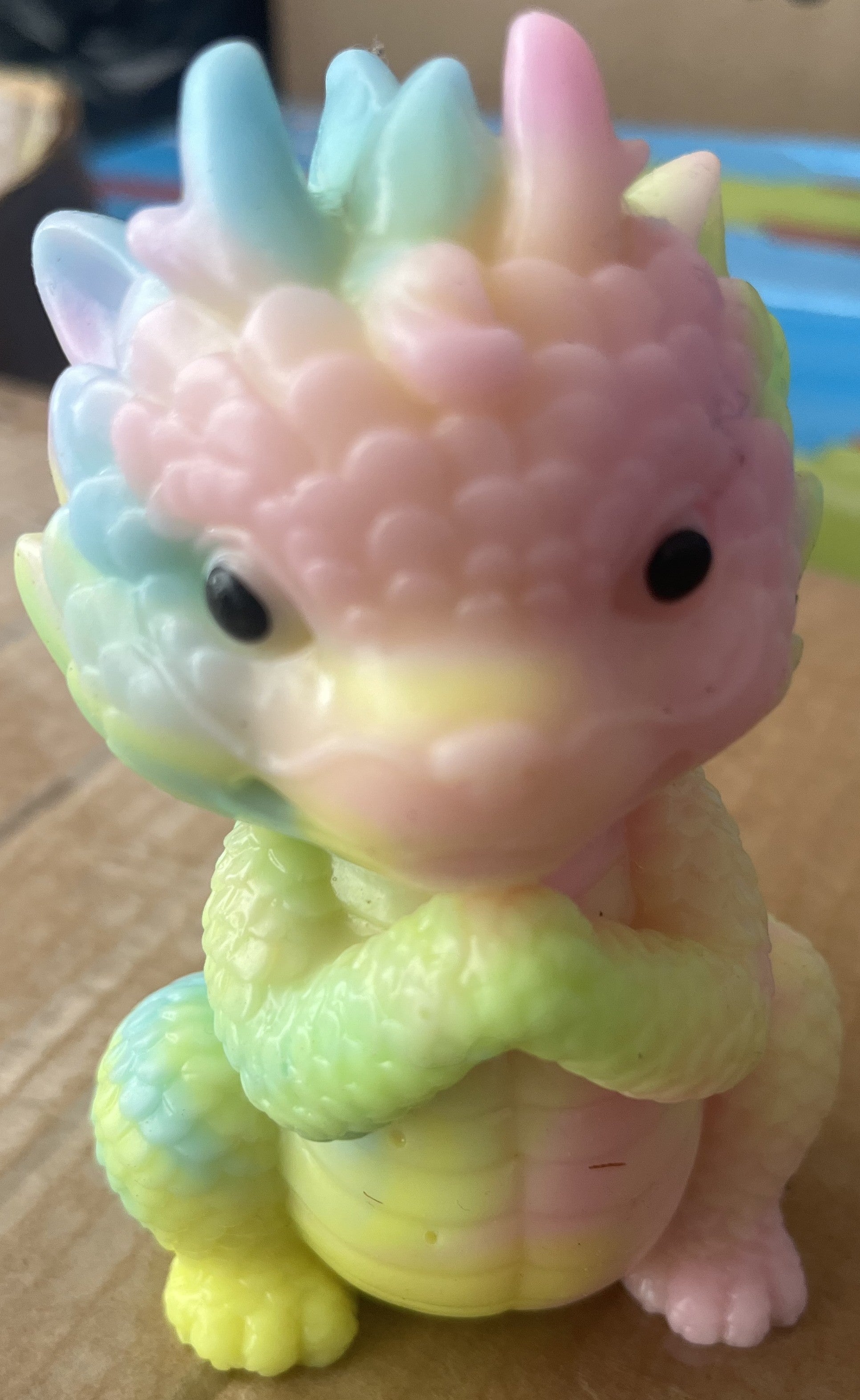 Marble Sensory Sticky Dragon Figure