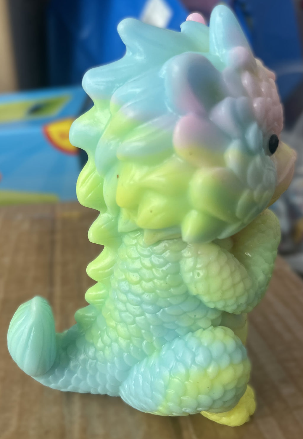 Marble Sensory Sticky Dragon Figure