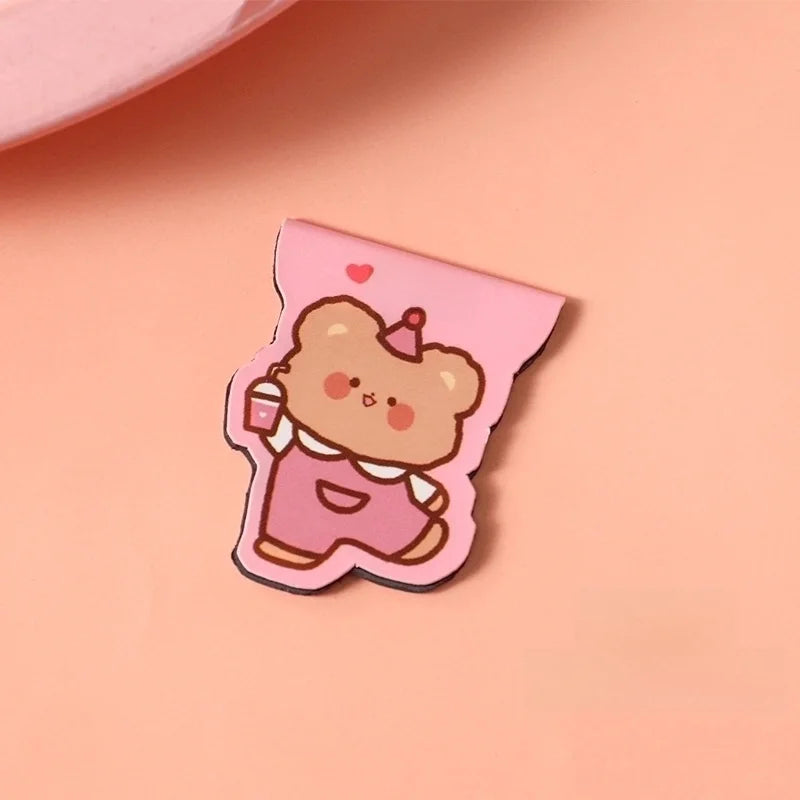 Milk Tea Bear Magnetic Bookmark
