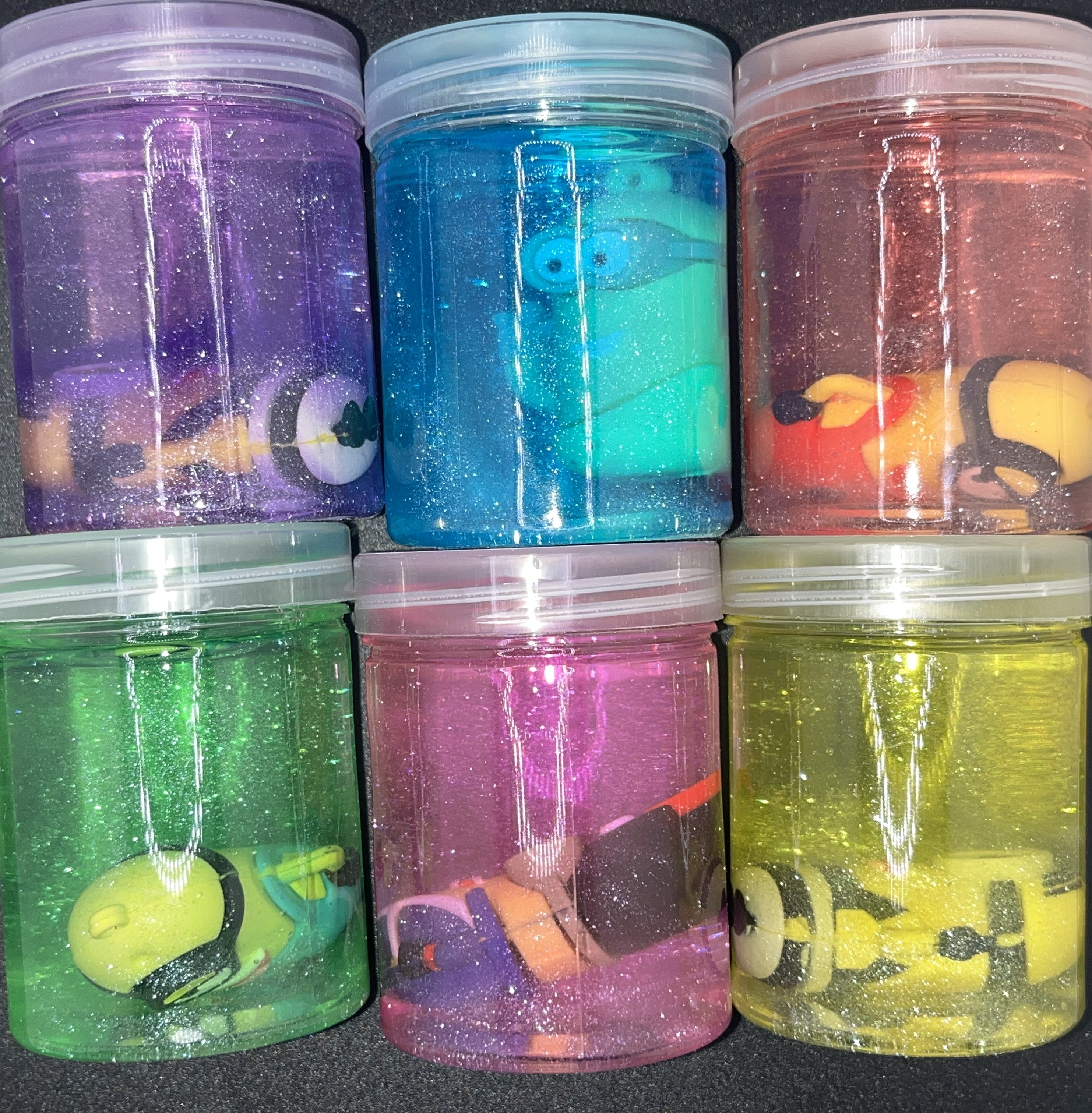 Minion Glitter Slime Tub with Figure
