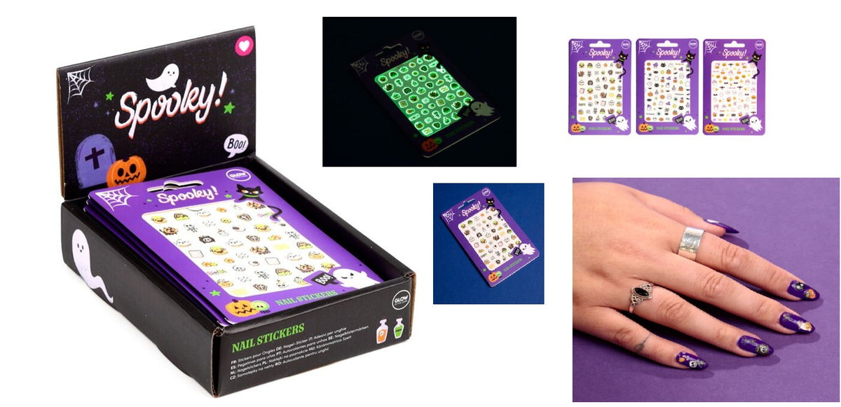 Spooky Self Adhesive Nail Stickers